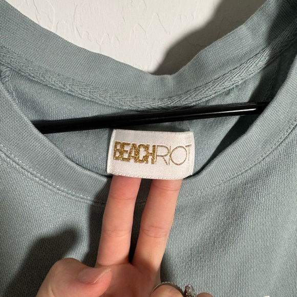Beach Riot Light Blue Sweatshirt - Picture 4 of 4